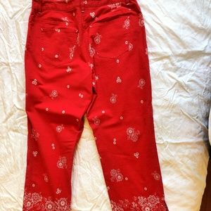 Printed Loft ankle-length pants